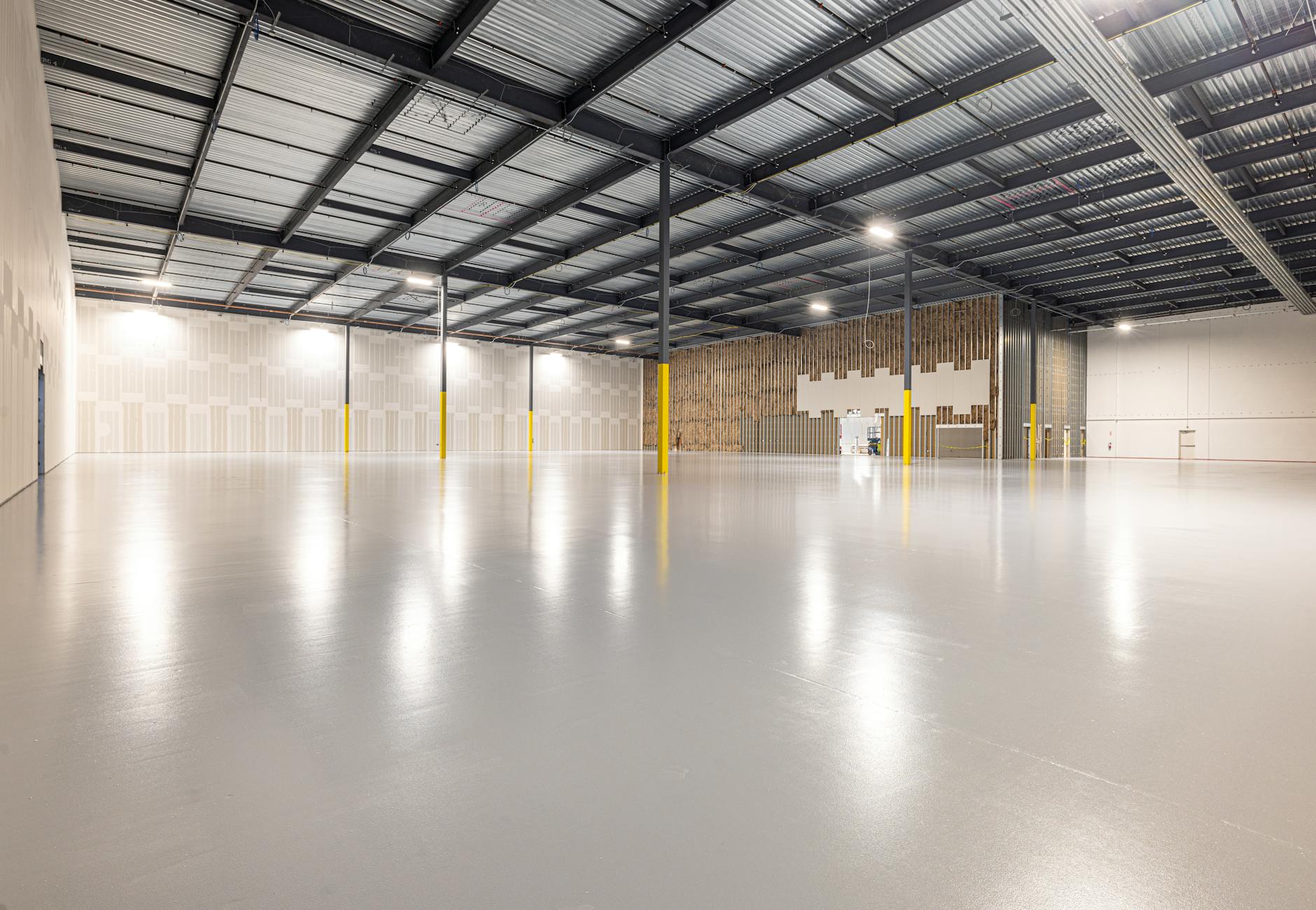 Warehousing construction project site